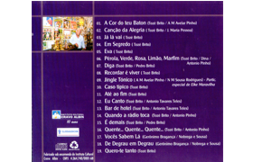 Capa Traseira CD - 40 anos de Portugal Capa Frontal CD - 40 anos de Portugal